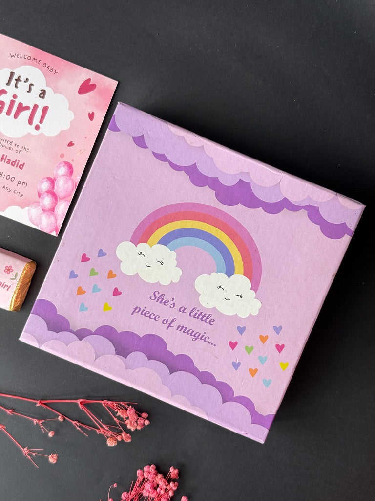 It's a girl with Personalised everything  (9pcs)