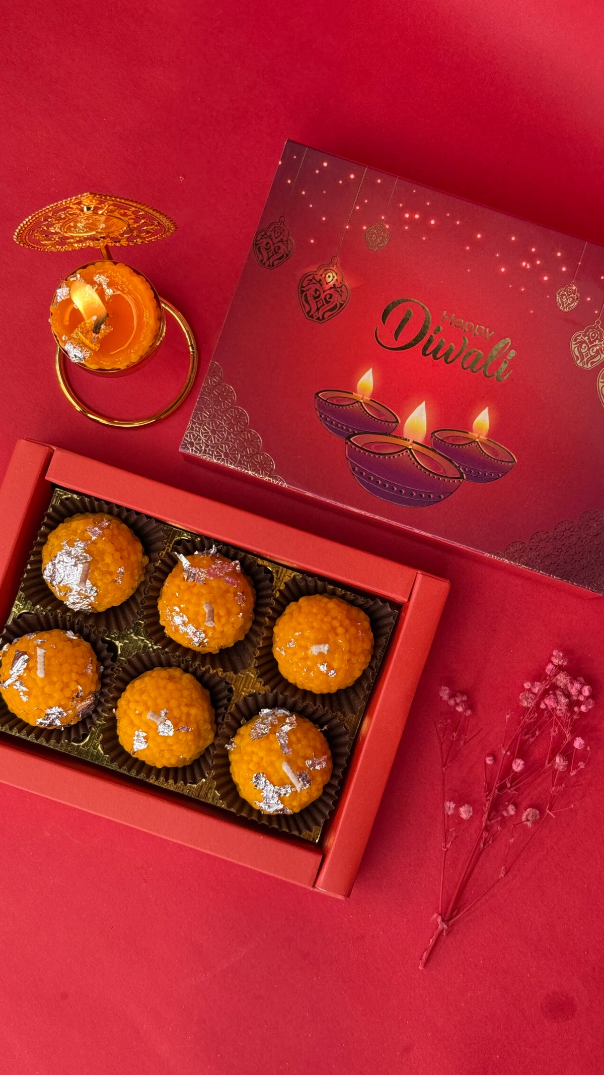 Red Happy Diwali Box (6 pcs) (Copy)
