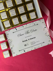 Personalised Wedding Chocolate box (12 Chocolate)