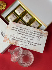 Personalised Wedding Chocolate box (6 Chocolate)