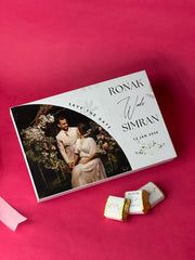 Personalised Wedding Chocolate box (12 Chocolate)