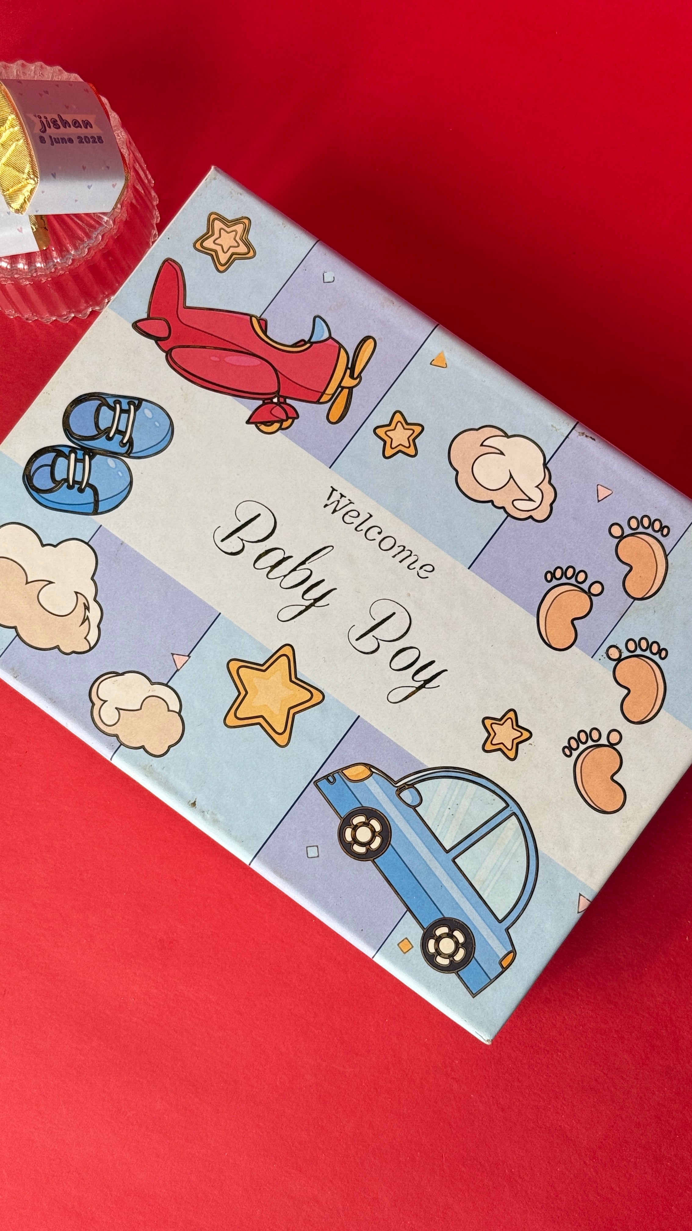 It's a Boy with a big chocolate bar