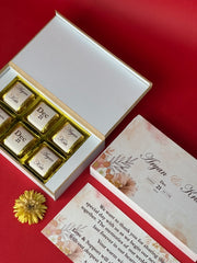 Personalised Wedding Chocolate box (6 Chocolate)