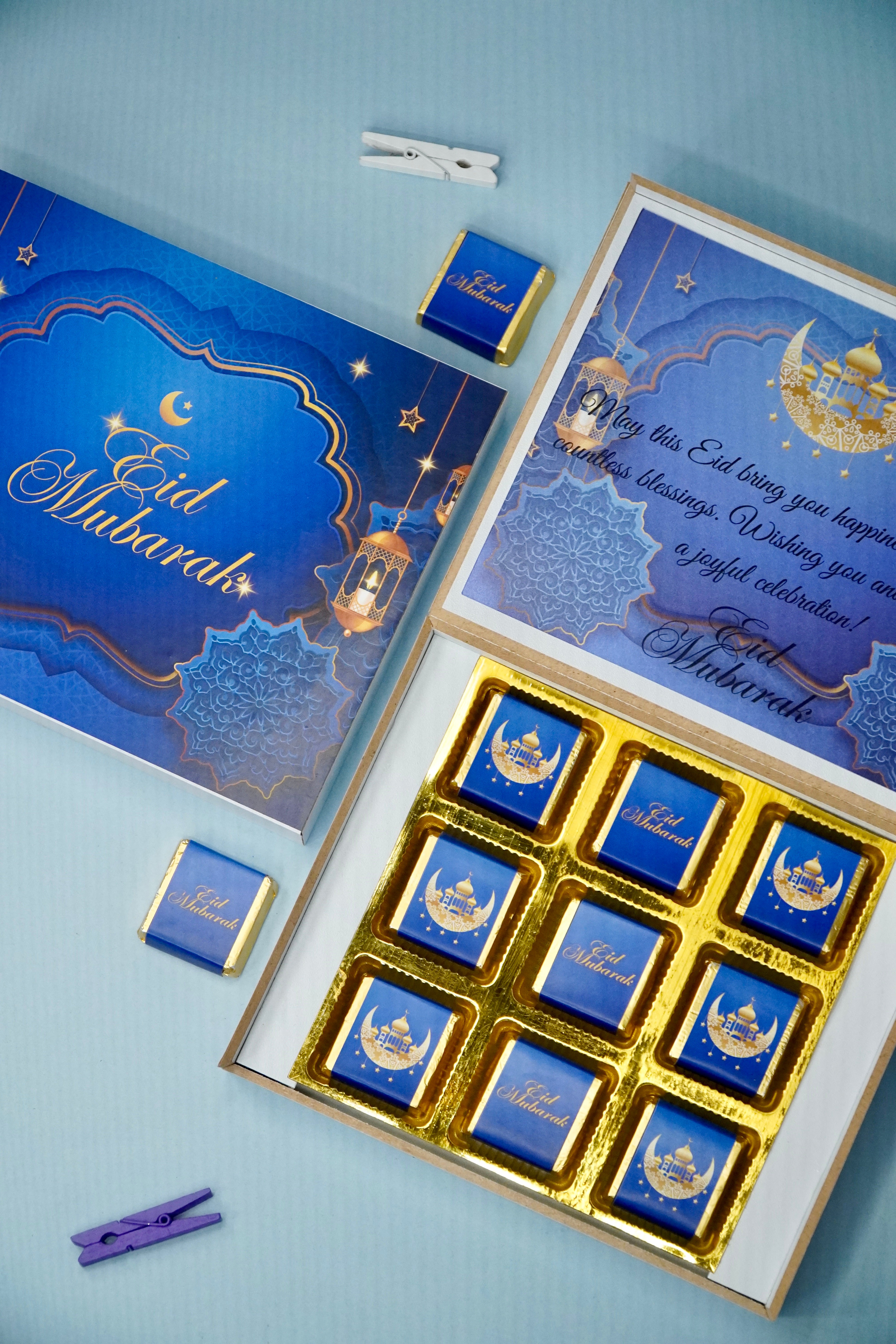 Eid Mubarak Chocolate Box (9pcs)