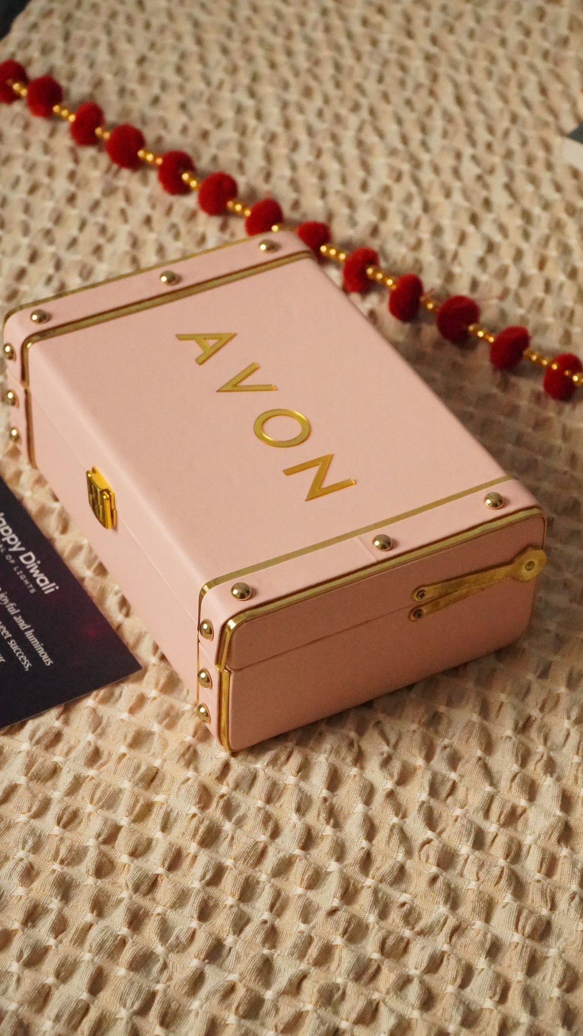 Pink Trunk Hamper