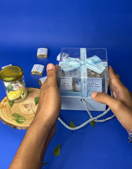 Customised White Floral Box Chocolates for Birthday Occasion